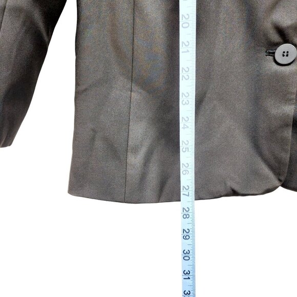 Merokeety Black Tailored Blazer Jacket Womens Size S 2 Button Closure - Picture 10 of 13